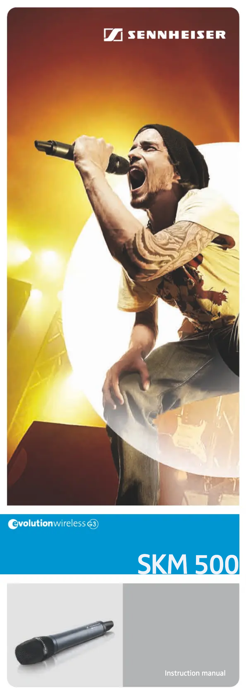 Page 1 de la notice Manuel utilisateur Sennheiser SKM 500-935 G3