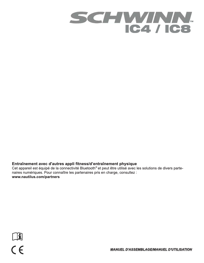 Page n°1 - Manuel utilisateur Schwinn 800IC