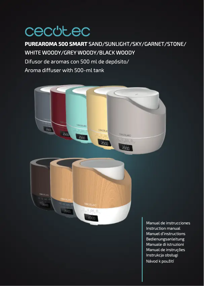 Page n°1 - Manuel utilisateur Cecotec PureAroma 550 Smart