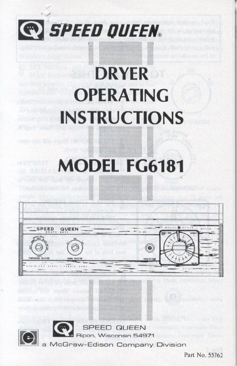 Image de la première page du manuel de l'appareil FG6181
