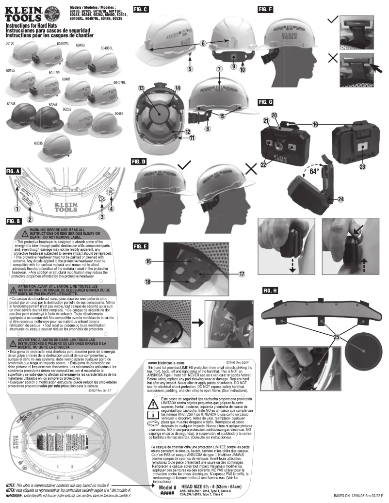 Image de la première page du manuel de l'appareil 60407RL