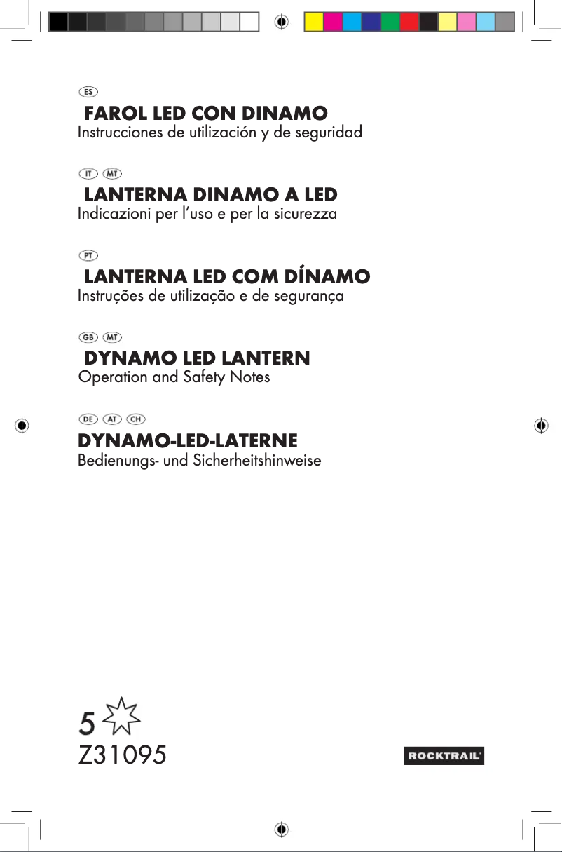 Page 1 de la notice Manuel utilisateur Rocktrail Z31095