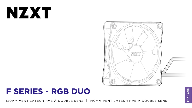 Image de la première page du manuel de l'appareil F140 RGB