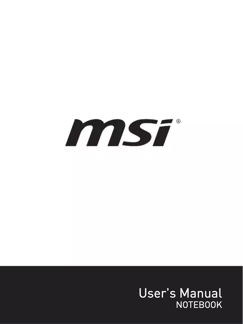 Page 1 de la notice Manuel utilisateur MSI Creator 15M