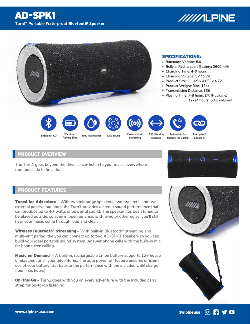 Image de la première page du manuel de l'appareil Turn1