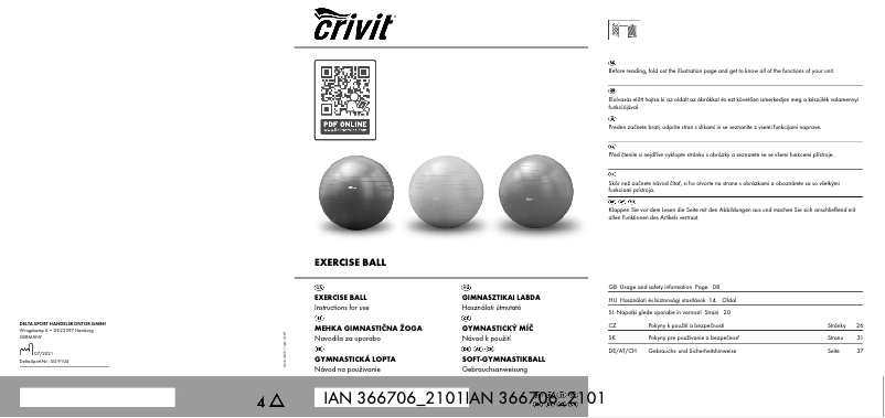 Página 1 del manual Manual de usuario Crivit IAN 366706