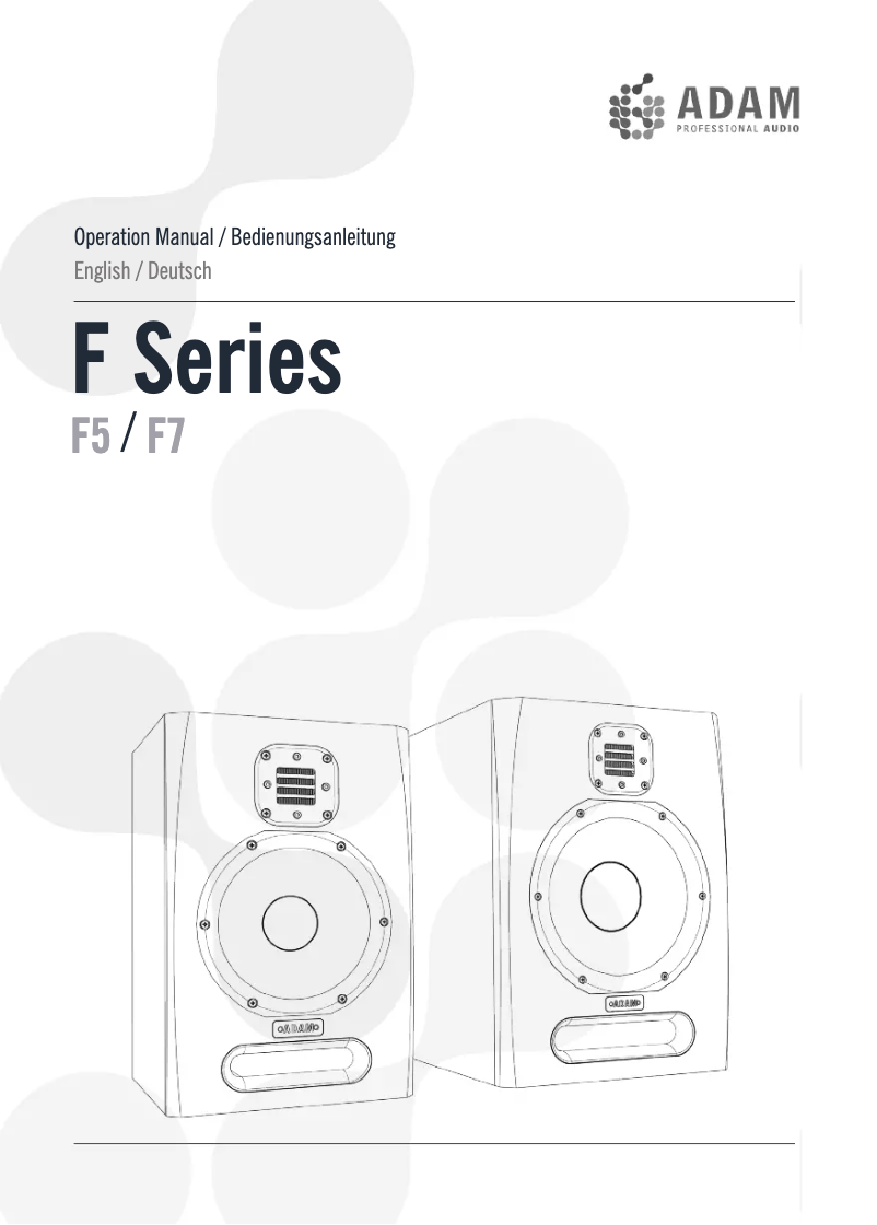 Imagen de la primera página del manual del dispositivo F7