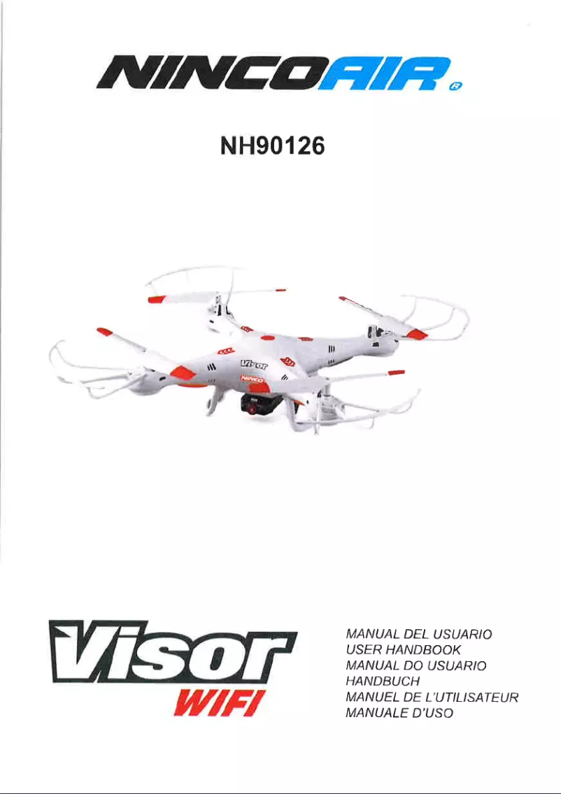 Image de la première page du manuel de l'appareil Nincoair Quadrone Visor NN90126