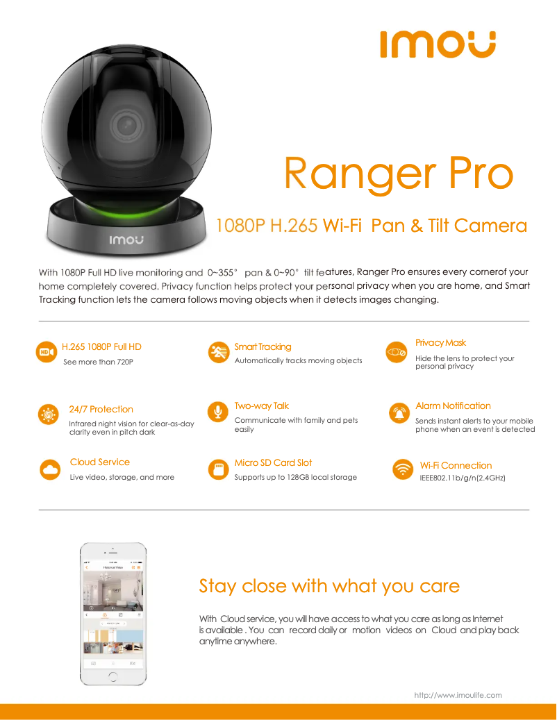 Image de la première page du manuel de l'appareil Ranger Pro