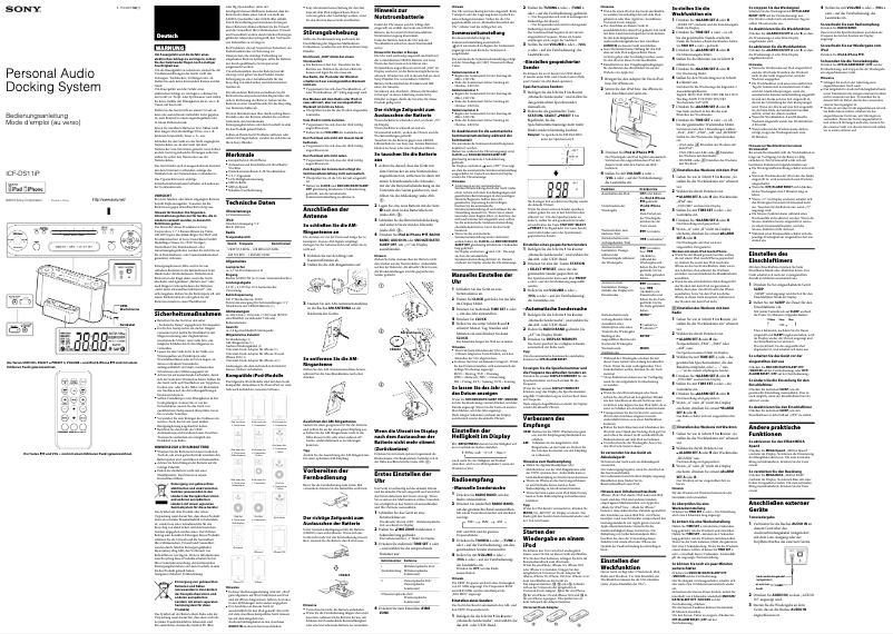 Image de la première page du manuel de l'appareil DS11iP