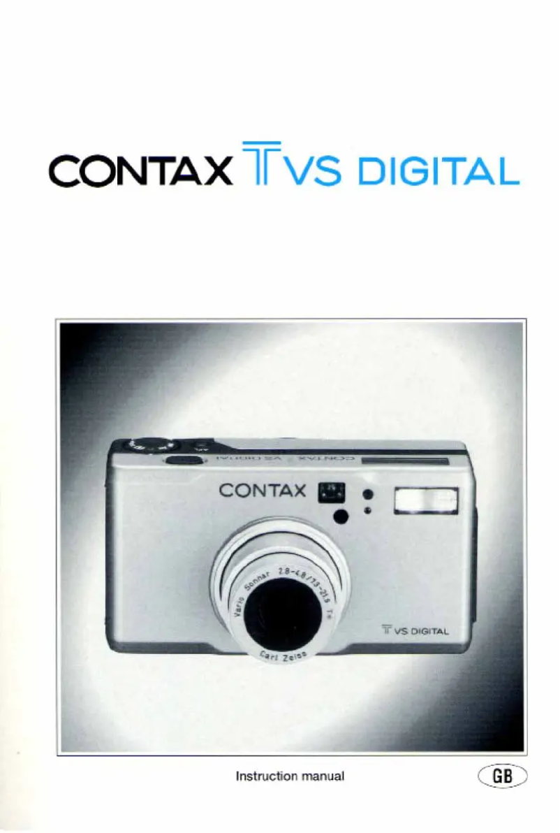 Page n°1 - Manuel utilisateur Contax TVS Digital