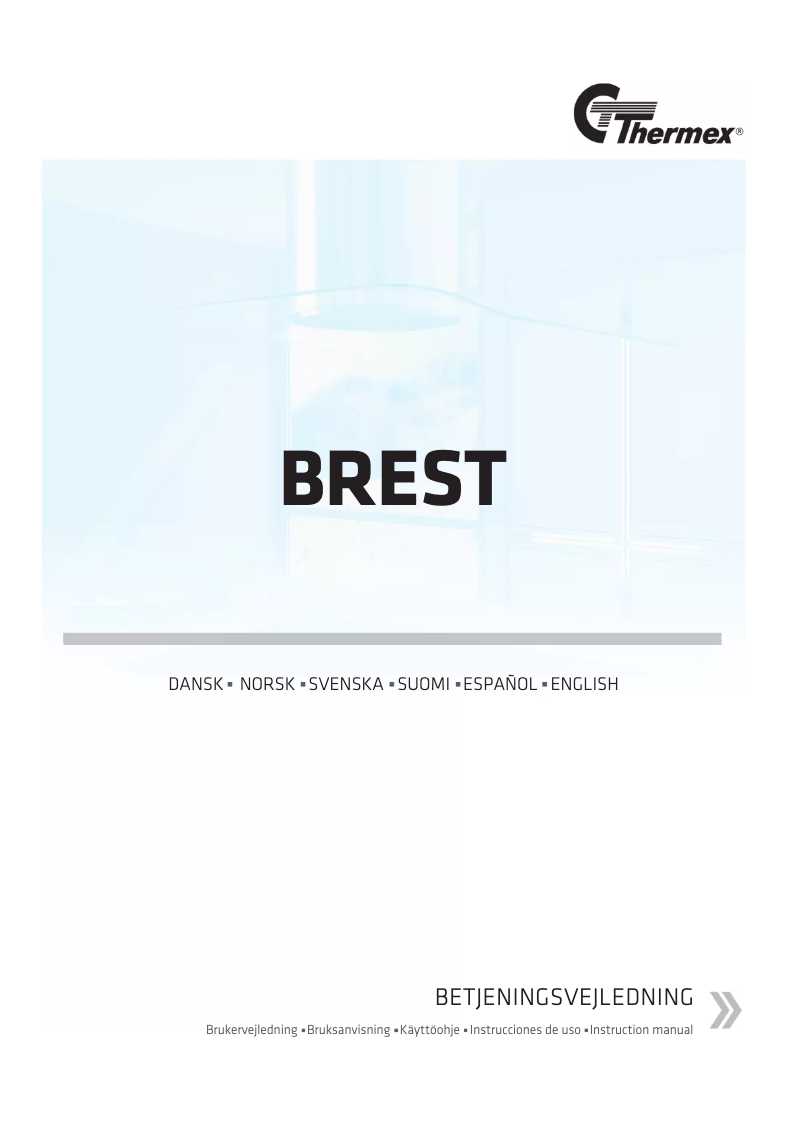 Page n°1 - Manuel utilisateur Thermex Brest