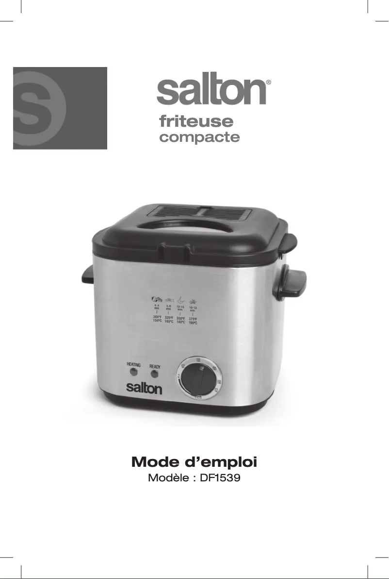 Image de la première page du manuel de l'appareil DF1539A