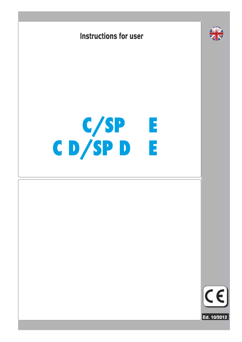 Image de la première page du manuel de l'appareil SP35DE