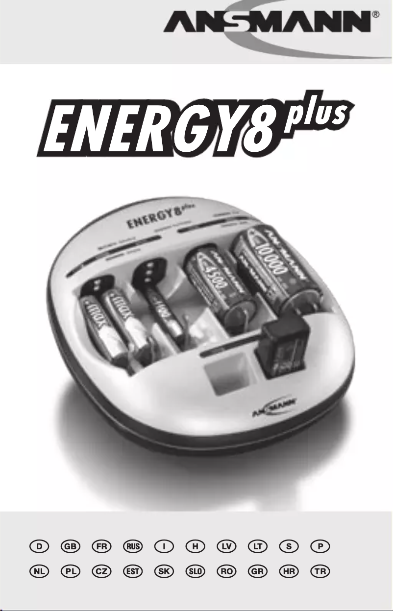 Image de la première page du manuel de l'appareil Energy 8 Plus