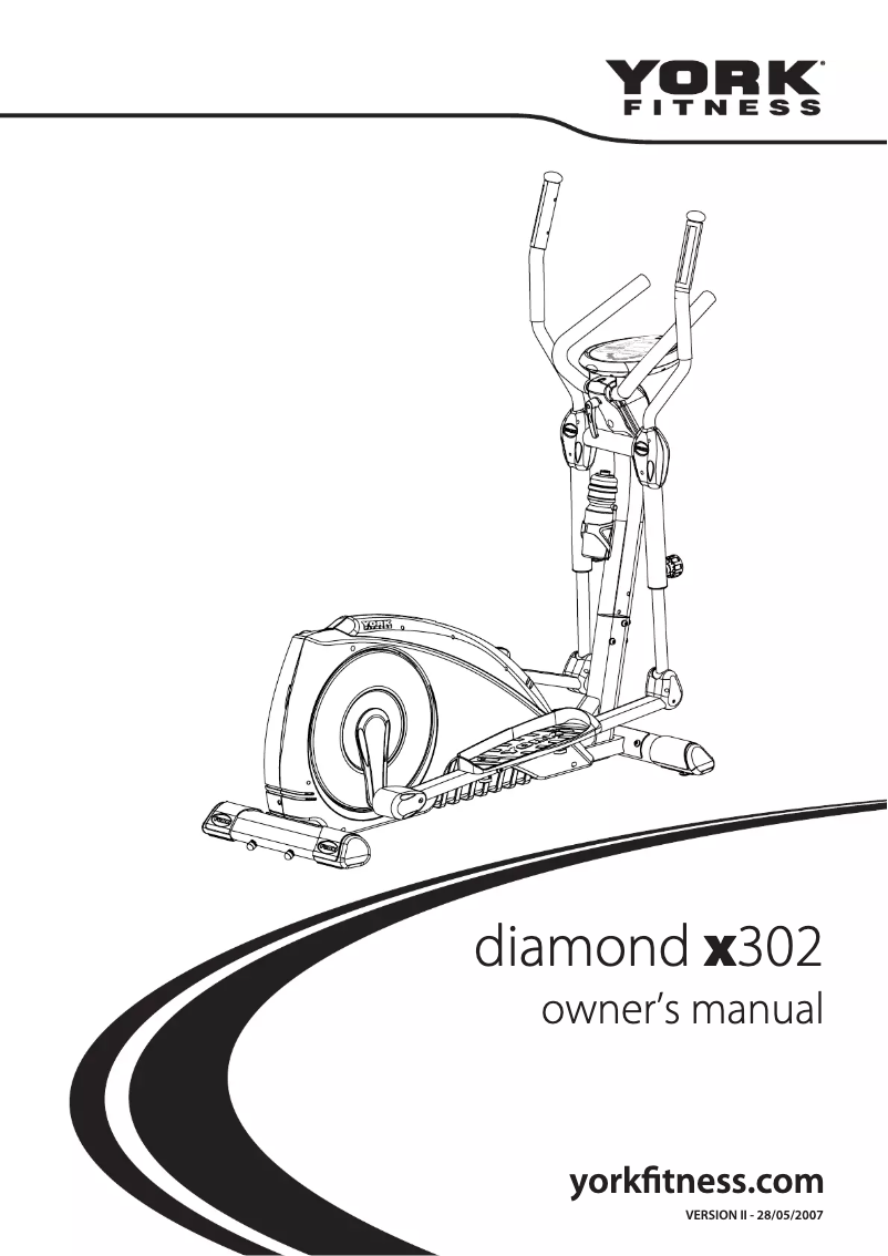 Image de la première page du manuel de l'appareil Diamond X302