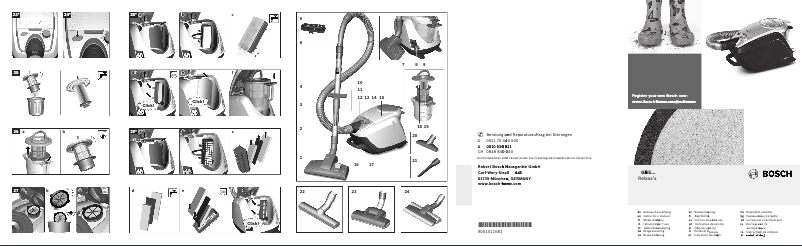 Page n°1 - Manuel utilisateur Bosch BGS51842