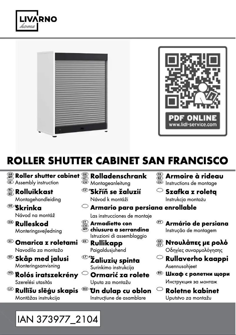 Imagen de la primera página del manual del dispositivo IAN 373977