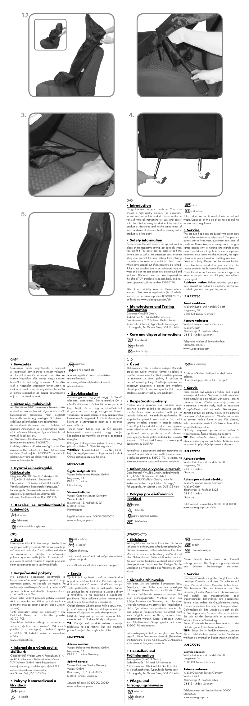 Image de la première page du manuel de l'appareil IAN 277760