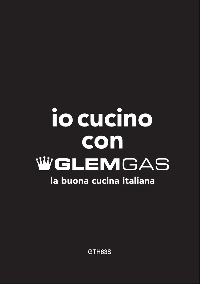 Page n°1 - Manuel utilisateur Glem Gas GTH63S