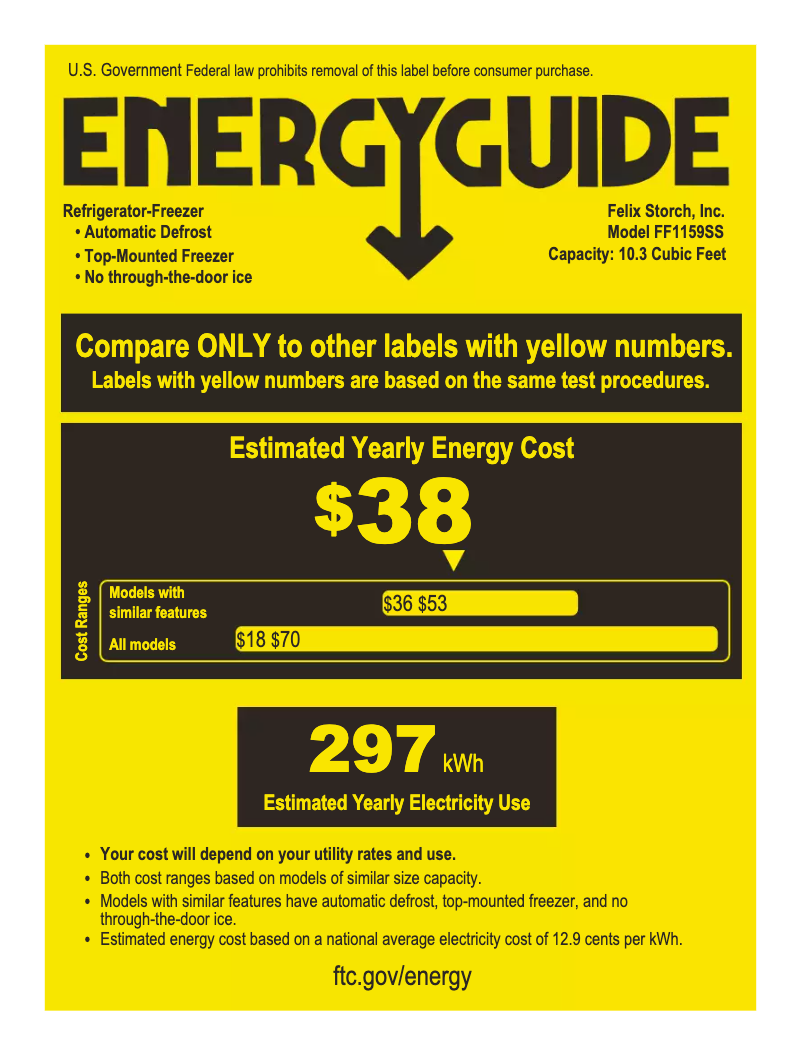 Page n°1 - Label énergétique Summit MRF1159
