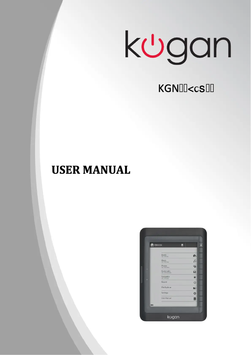 Image de la première page du manuel de l'appareil KGNEBK6VAA