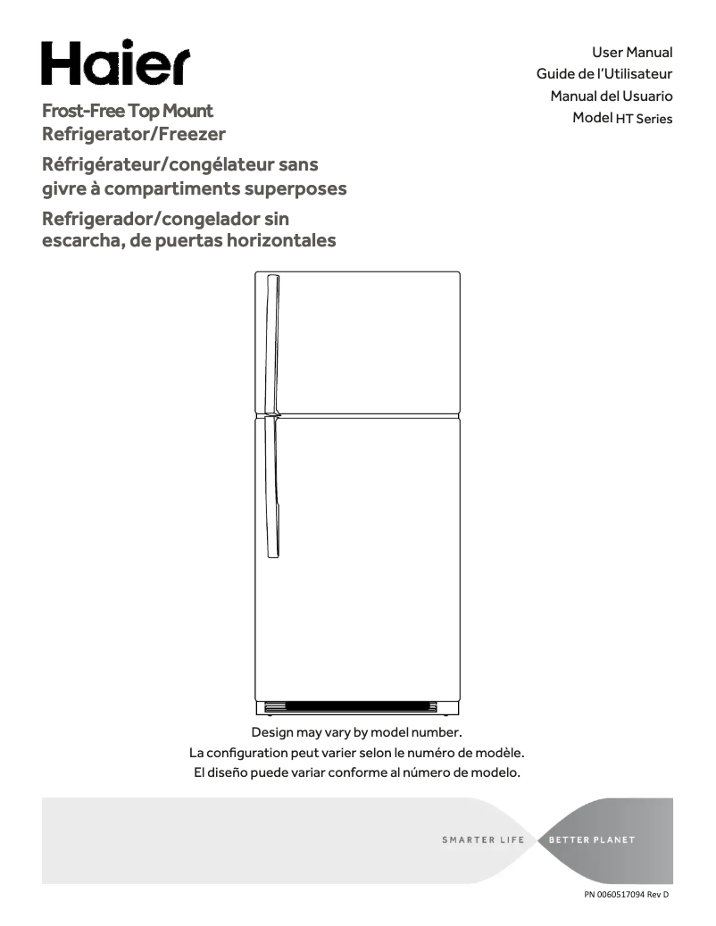 Page n°1 - Manuel d'utilisation et d'entretien Haier HT21TS85SP