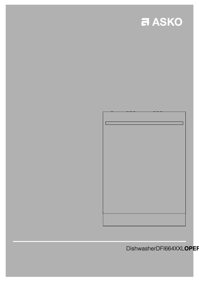 Image de la première page du manuel de l'appareil DFI664XXL