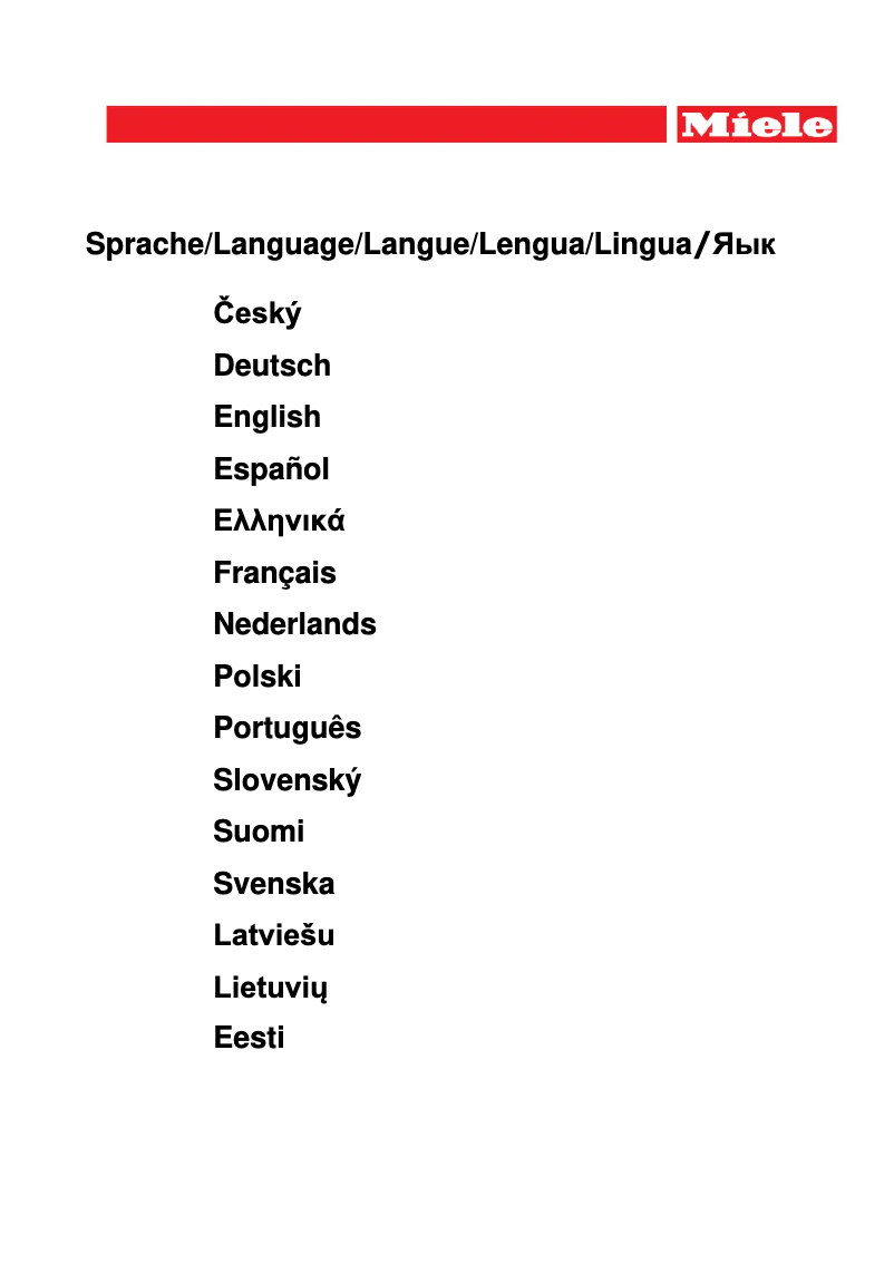 Image de la première page du manuel de l'appareil 7843550