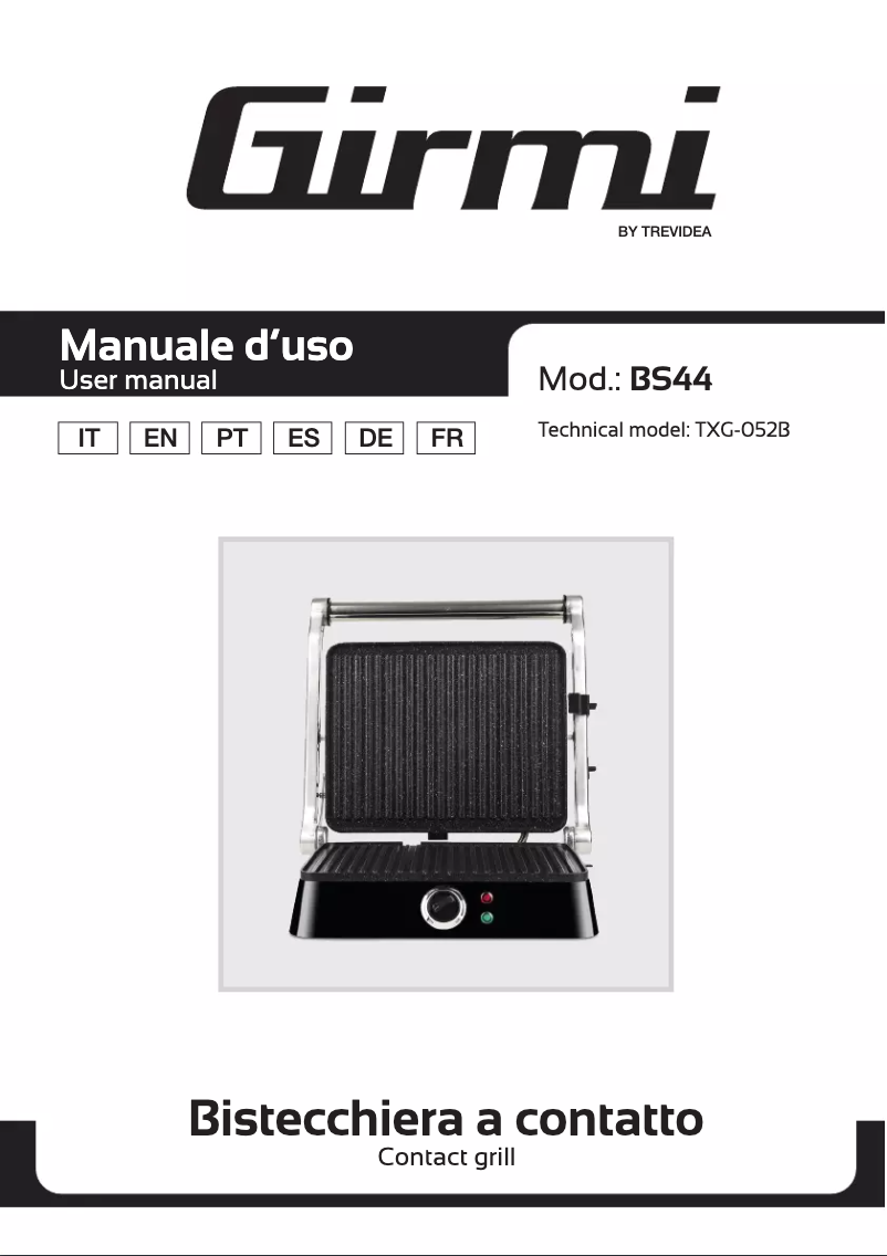 Image de la première page du manuel de l'appareil BS44