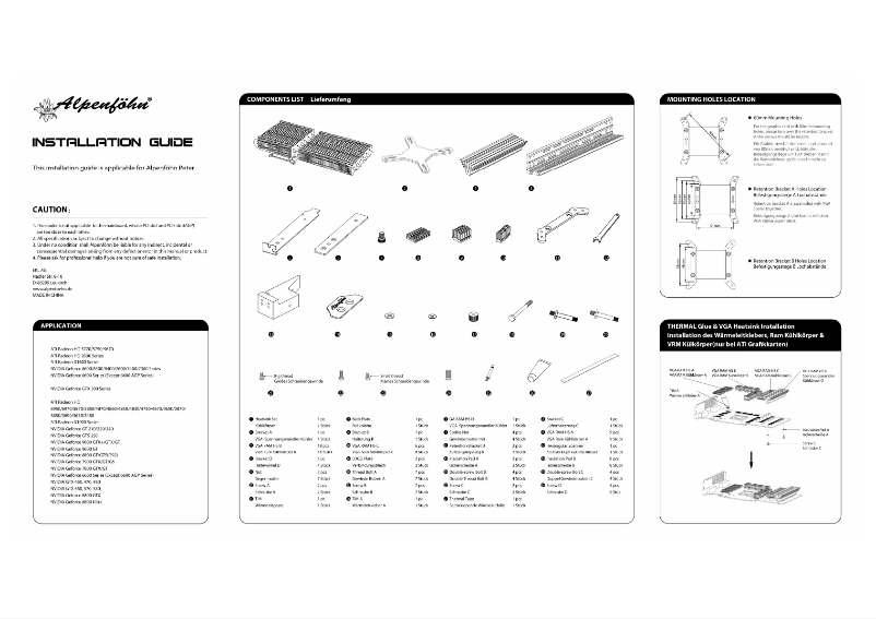 Image de la première page du manuel de l'appareil Peter