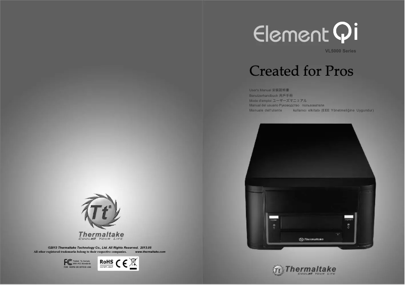 Image de la première page du manuel de l'appareil Element Qi