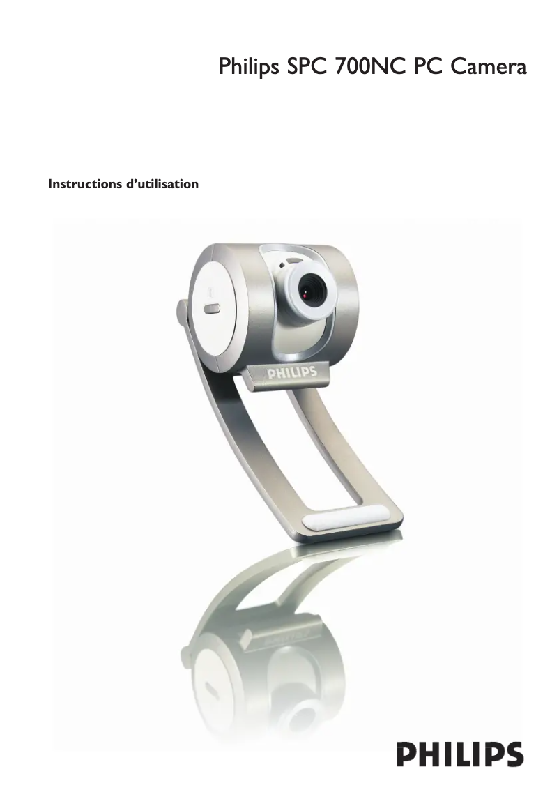 Page 1 de la notice Manuel utilisateur Philips SPC700NC