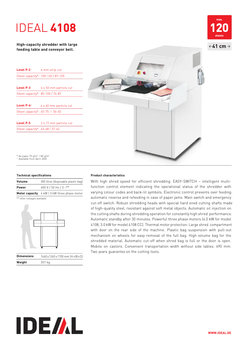 Image de la première page du manuel de l'appareil 4108 CC