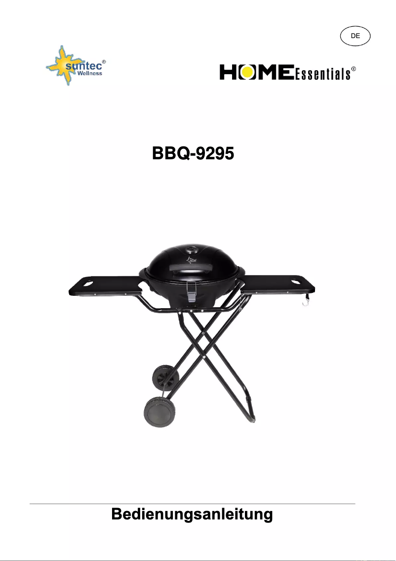 Page n°1 - Manuel utilisateur Suntec BBQ-9295