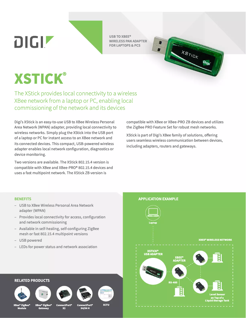 Page n°1 - Manuel utilisateur Digi XU-Z11