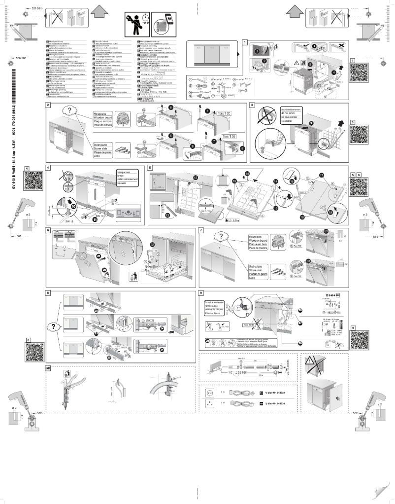 Page n°1 - Guide d'installation Siemens SN636X00AE