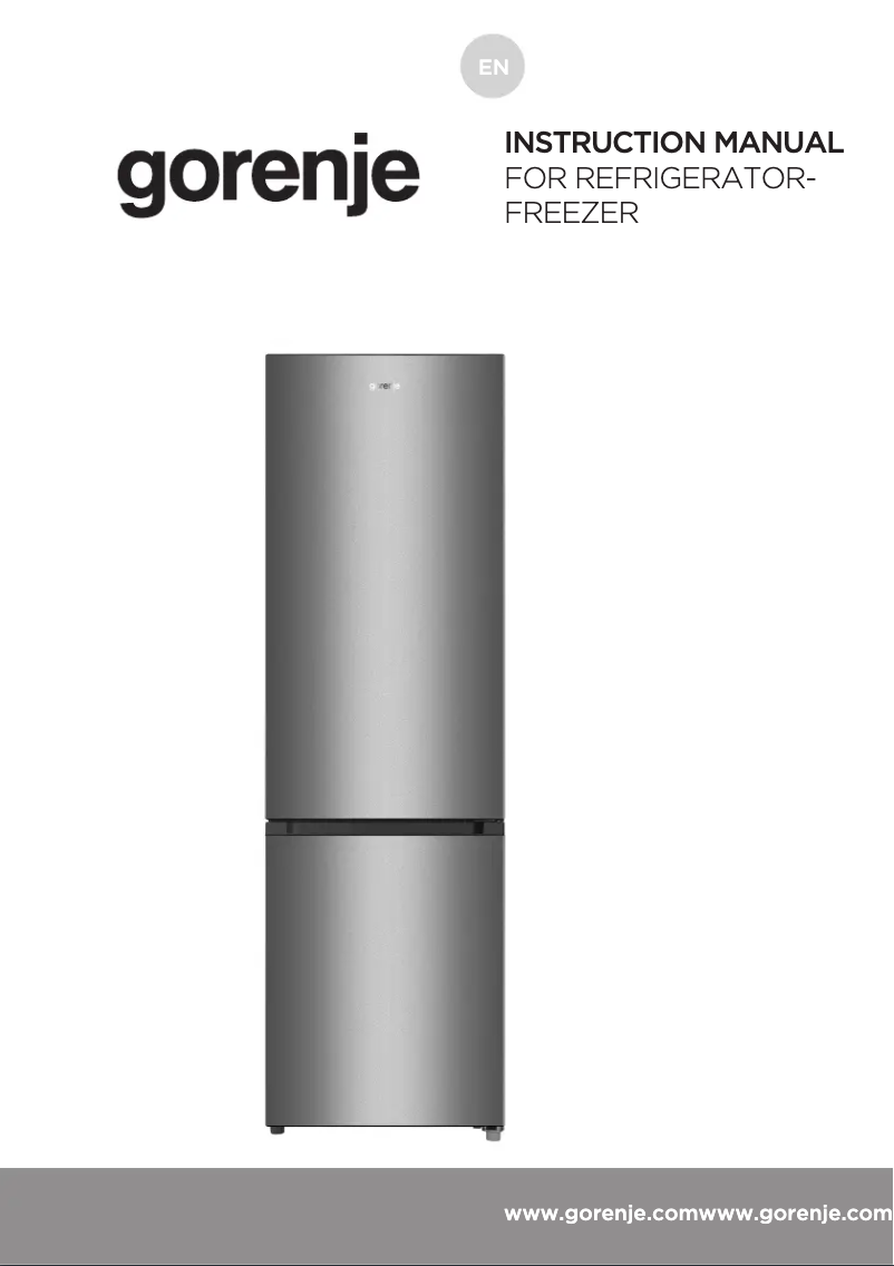 Página 1 del manual Manual de usuario Gorenje RK4182PW4