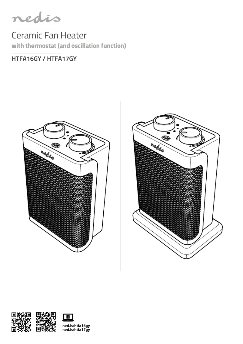 Image de la première page du manuel de l'appareil HTFA17GY
