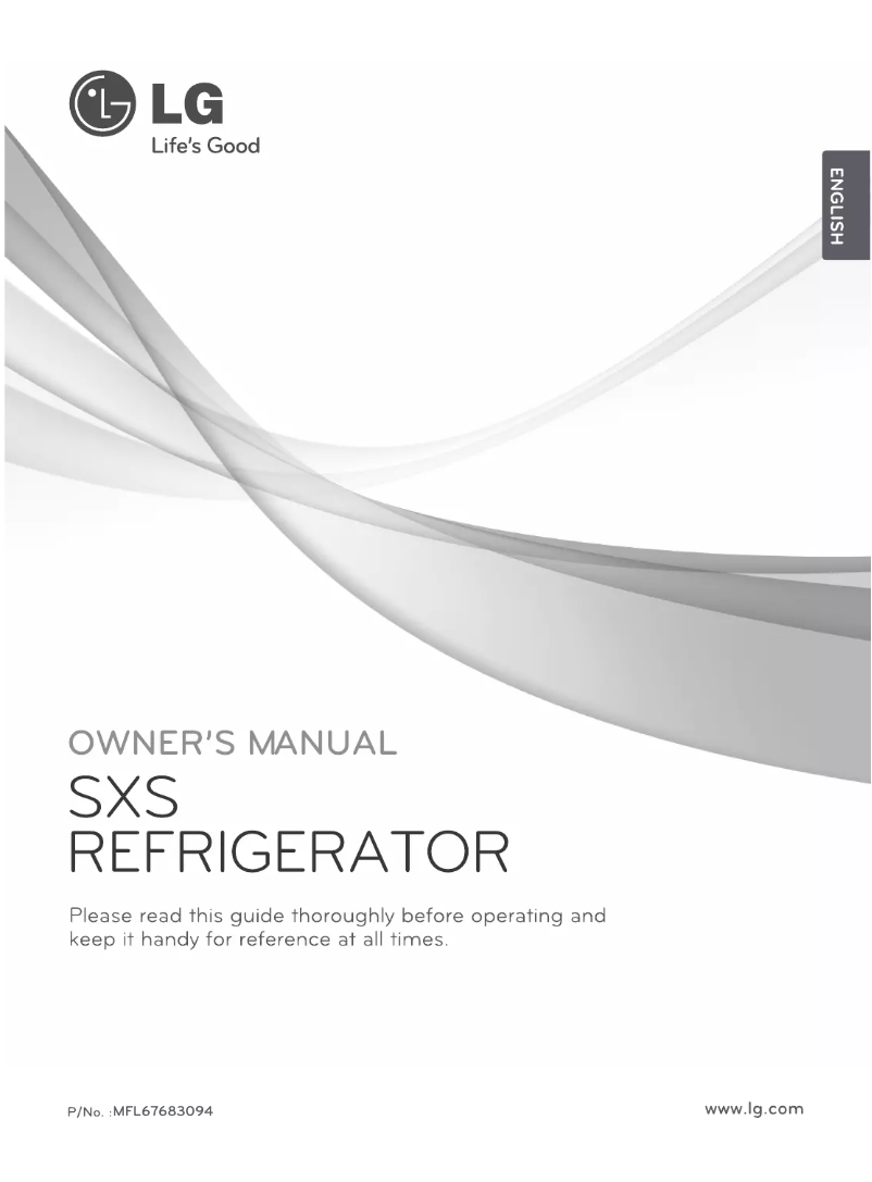 Page 1 de la notice Manuel utilisateur LG GC-L207GLXV