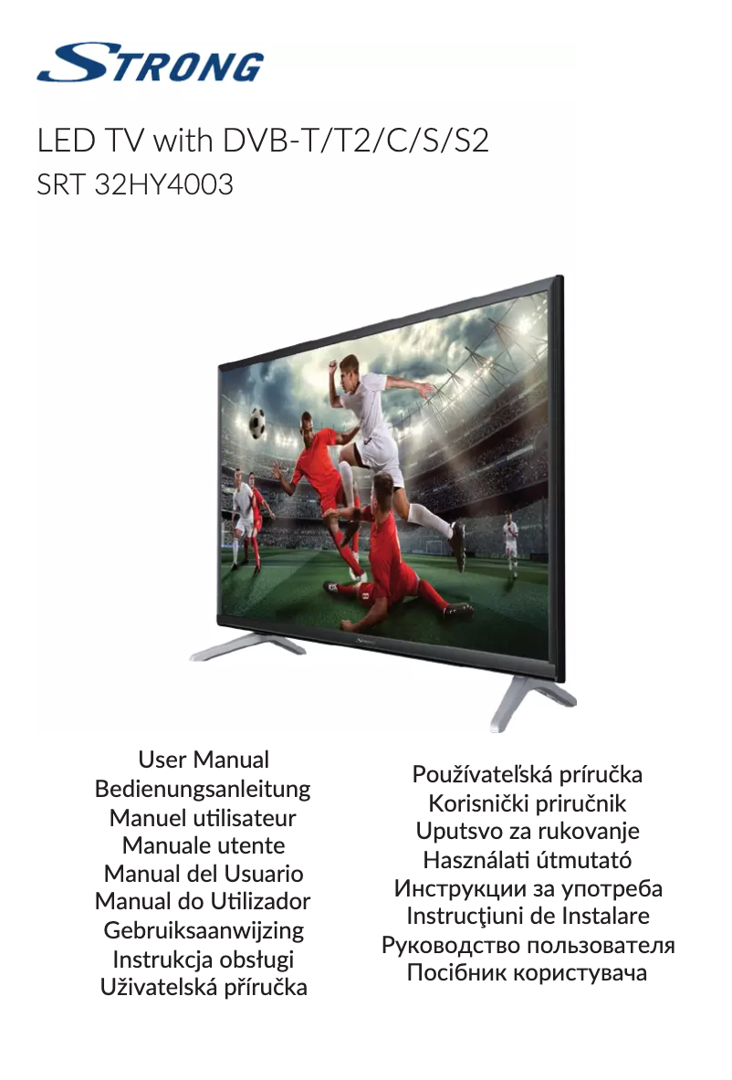 Page 1 de la notice Manuel utilisateur Strong SRT 32HY4003