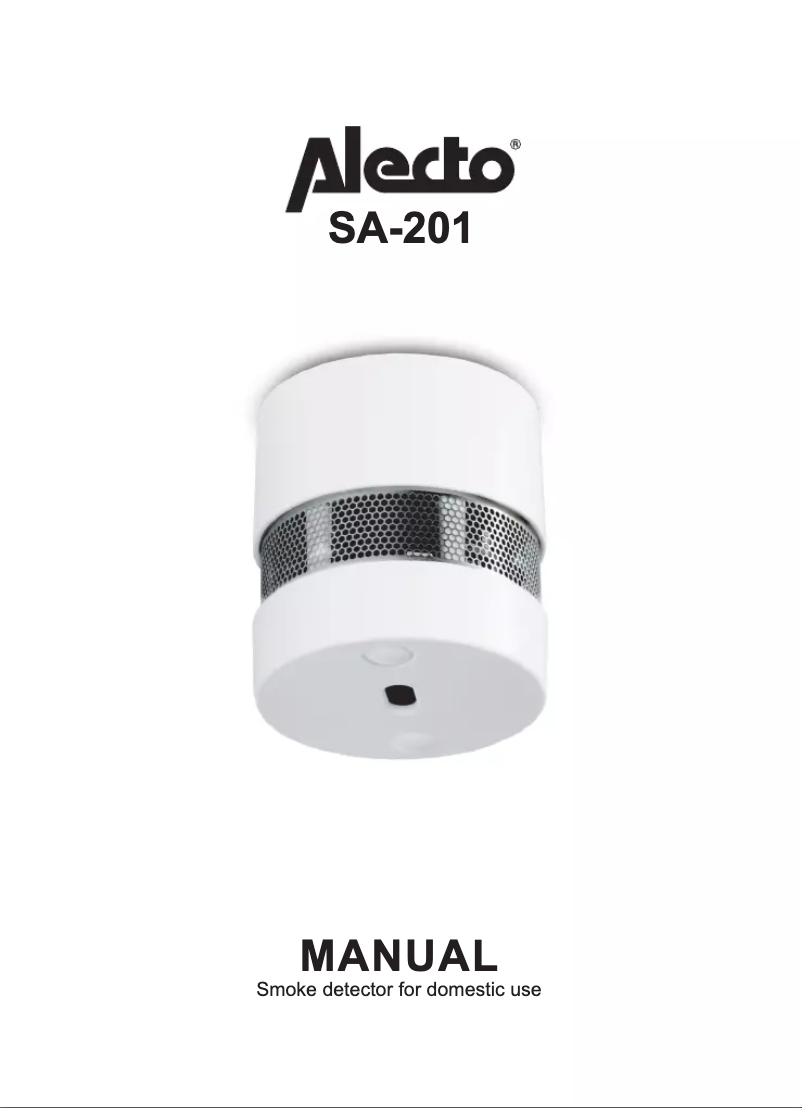 Image de la première page du manuel de l'appareil SA-201