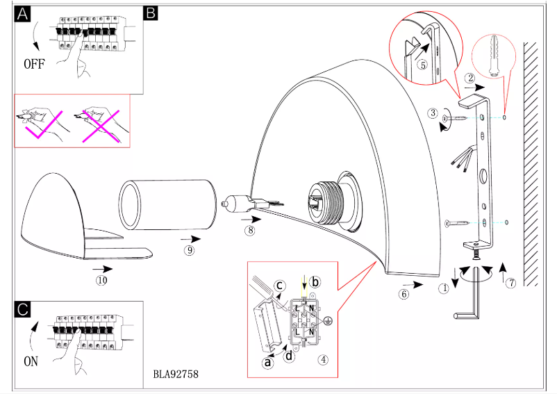 Page n°1 - Manuel utilisateur Eglo Manerba 1