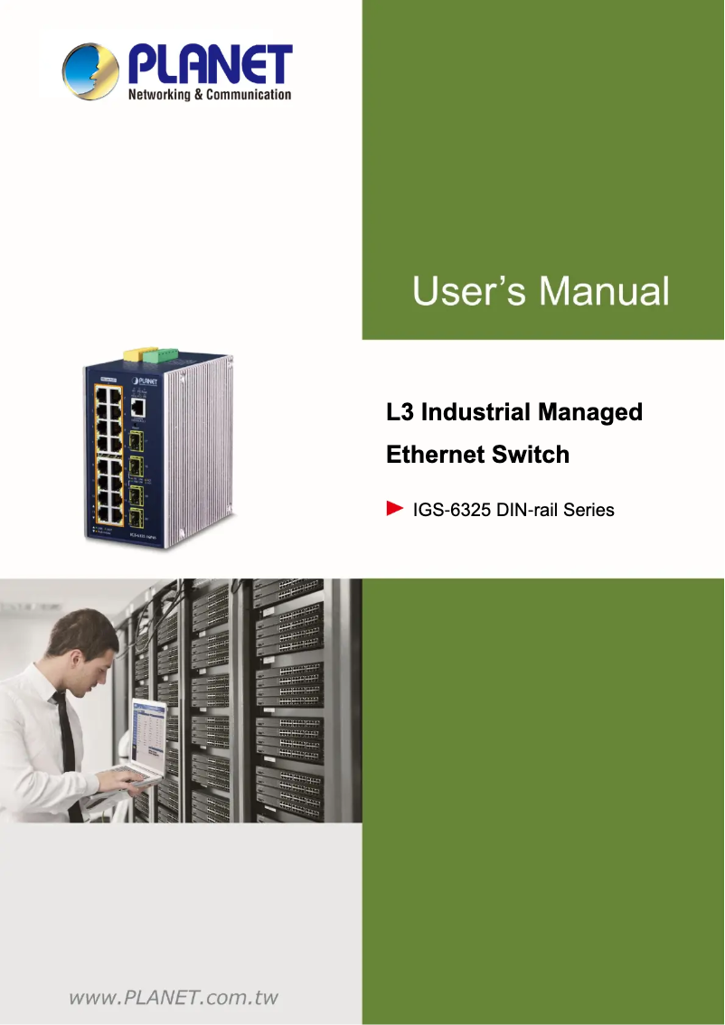 Page n°1 - Manuel utilisateur Planet IGS-6325-8UP2S2X