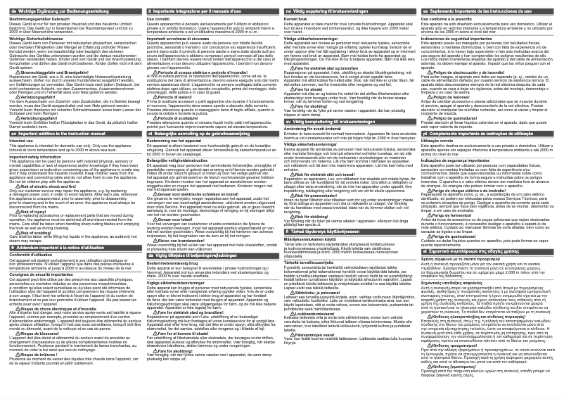 Image de la première page du manuel de l'appareil MUM6N23A1