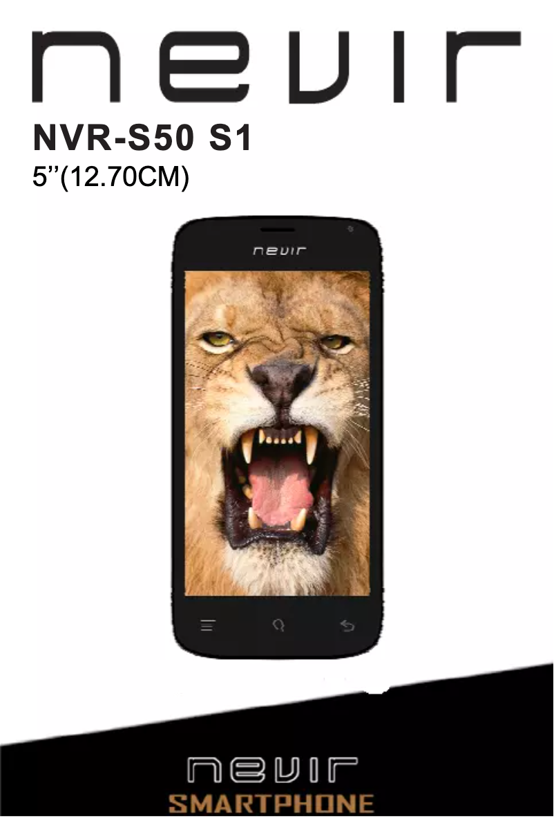 Page n°1 - Manuel utilisateur Nevir NVR-S50 S1