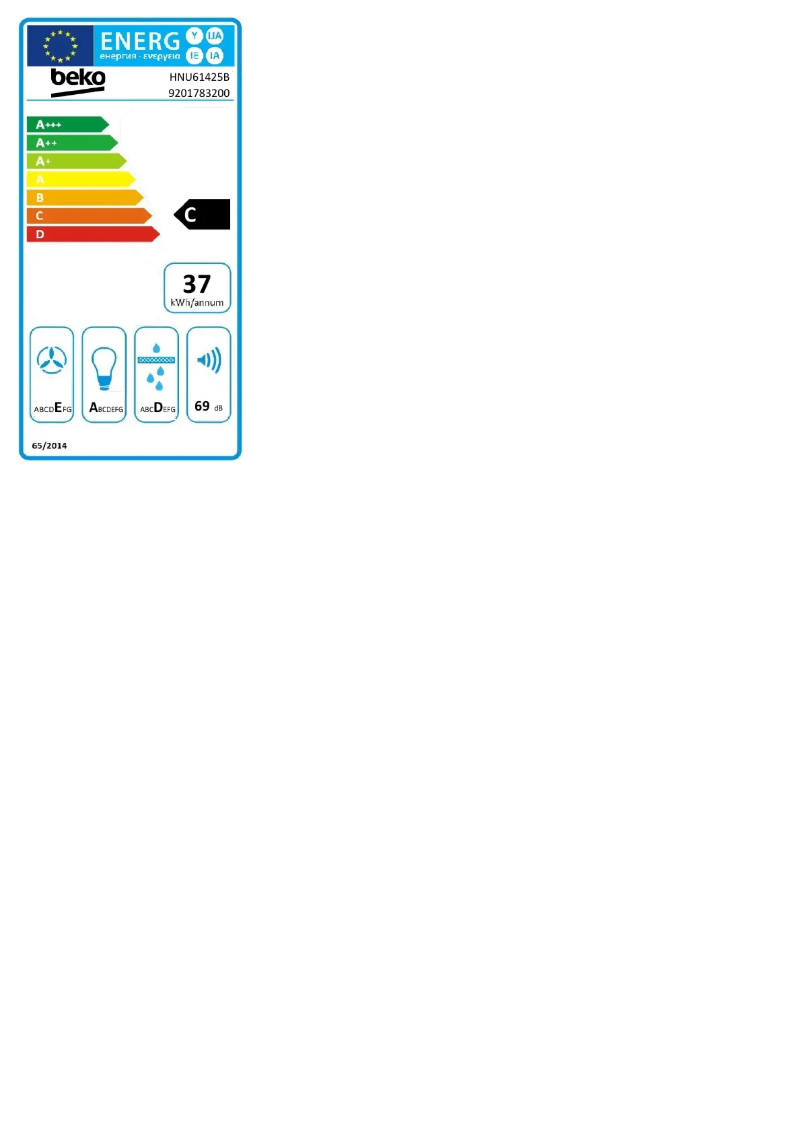Image de la première page du manuel de l'appareil HNU61425B
