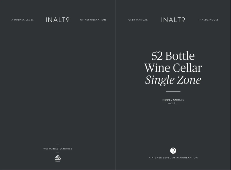 Page n°1 - Manuel utilisateur InAlto IWCS52