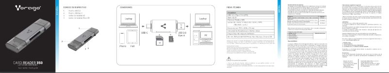 Page n°1 - Manuel utilisateur Vorago CR-350