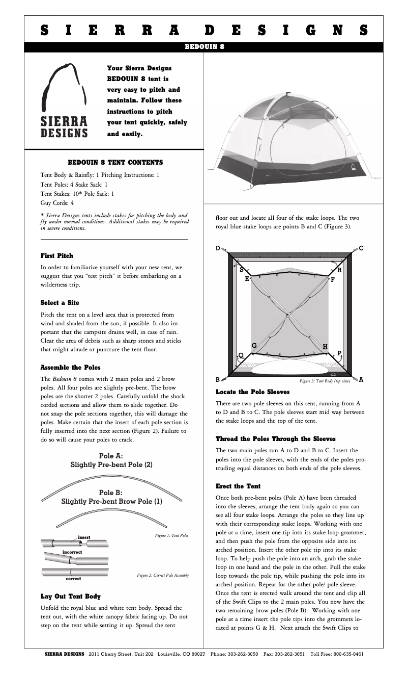 Imagen de la primera página del manual del dispositivo Bedouin 8